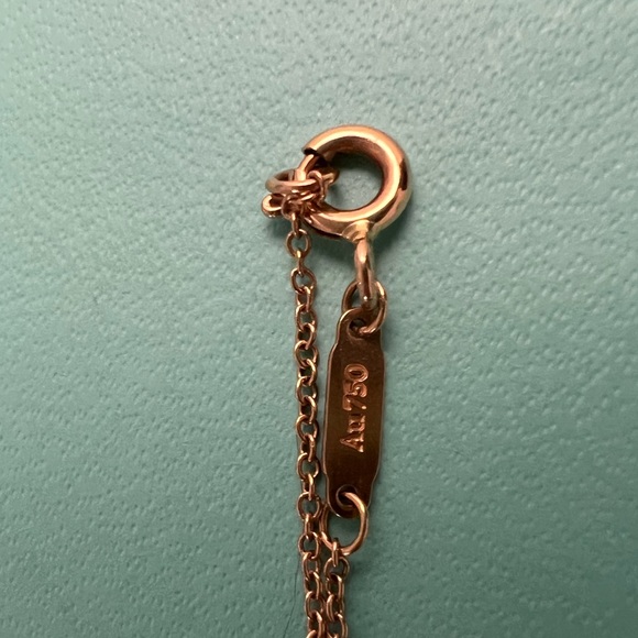 Tiffany & Co. Anchor & Heart 18k Rose Gold Necklace (retired) - Picture 9 of 9